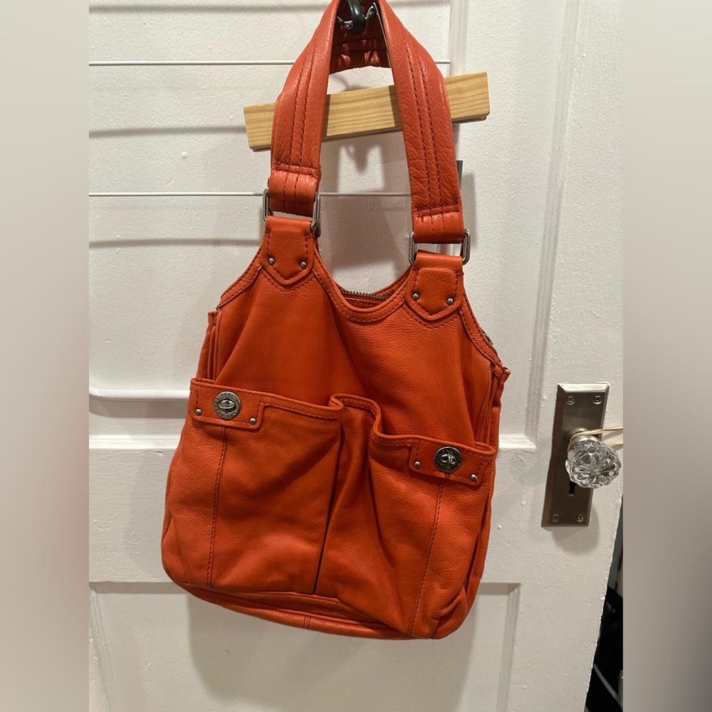 Marc by Marc Jacobs Y2K/2000s orange leather bag